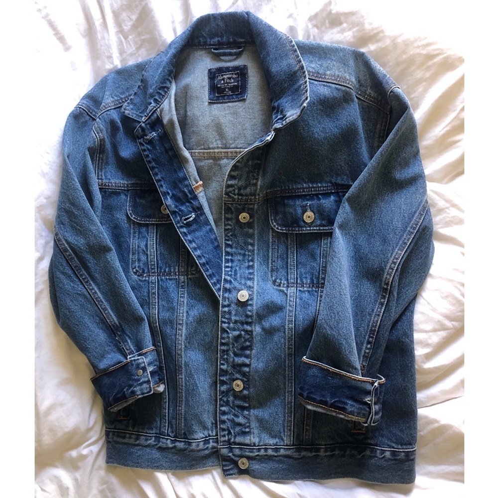 NWOT A&F oversized jean jacket